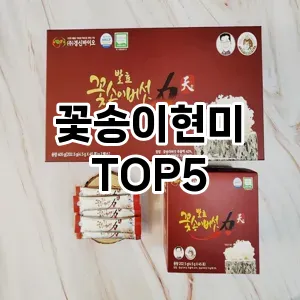 꽃송이현미 추천 TOP5 품질 보장