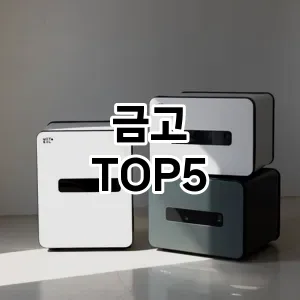 금고 추천 TOP5 프리미엄급