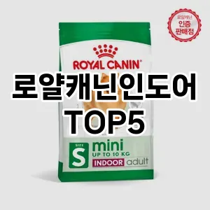 로얄캐닌인도어 추천 TOP5 프리미엄급