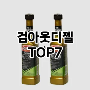 검아웃디젤 추천 TOP7