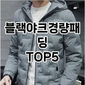 블랙야크경량패딩 추천 TOP5 인기아이템