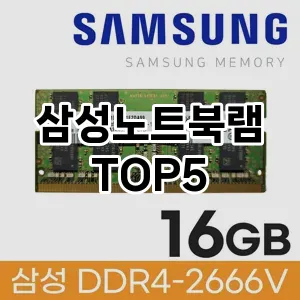 삼성노트북램 추천 TOP5