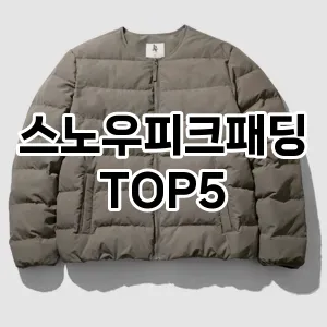 스노우피크패딩 추천 TOP5 가장핫한아이템