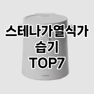 스테나가열식가습기 추천 TOP7