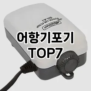 어항기포기 추천 TOP7