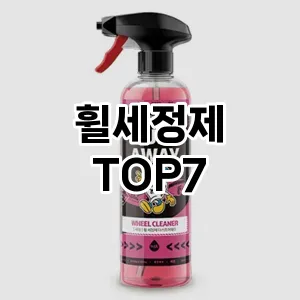 휠세정제 추천 TOP7