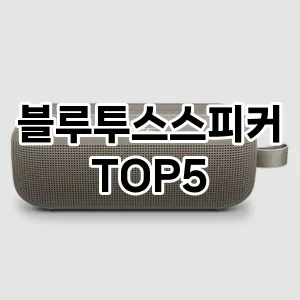 블루투스스피커 추천 BEST5