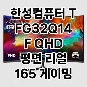 한성컴퓨터 TFG32Q14F QHD 평면 리얼 165 게이밍 무결점 추천